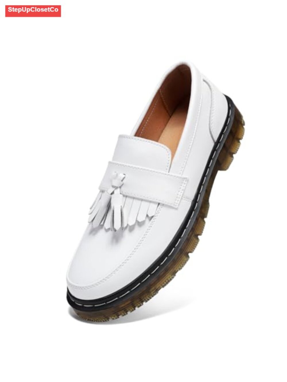 Women's Penny Loafer Platform Chunky Heel Slip-On Business Casual Shoes